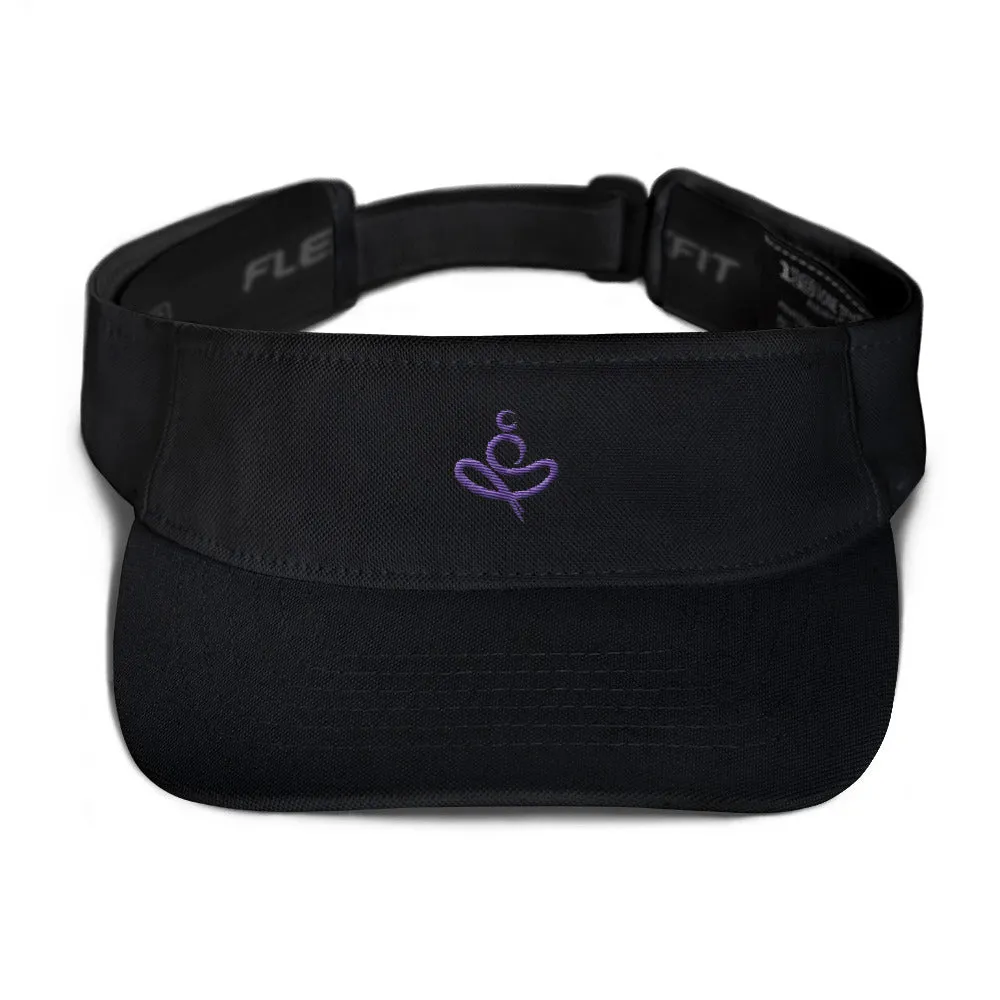 Yoga on the Beach (YOTB) Visor - Purple Embroidery