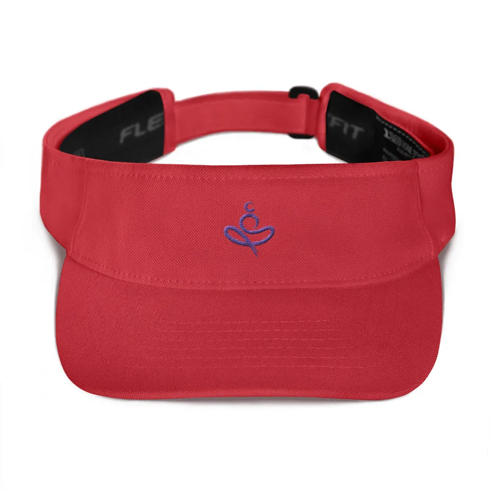 Yoga on the Beach (YOTB) Visor - Purple Embroidery